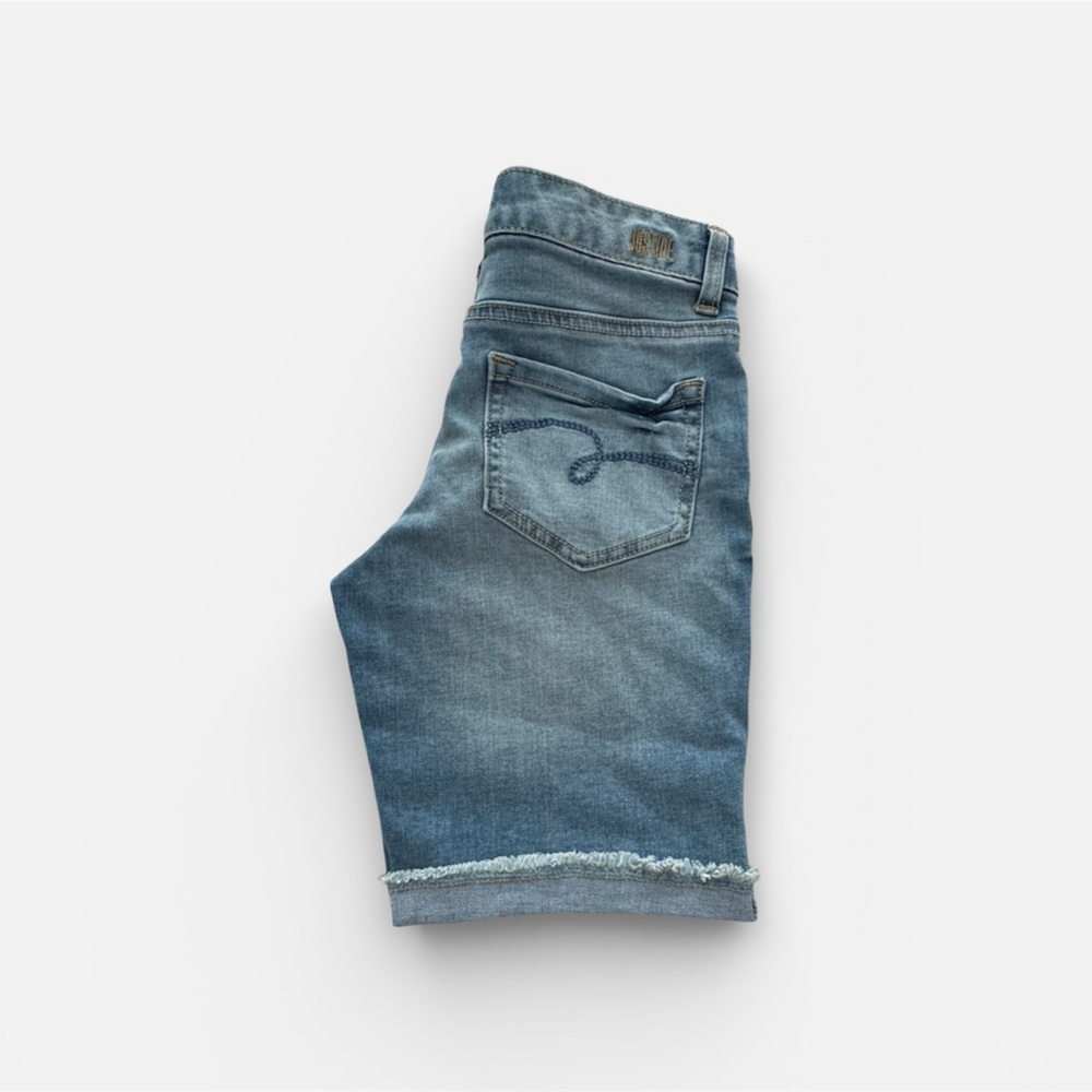 Justice Girls' Blue Denim Shorts